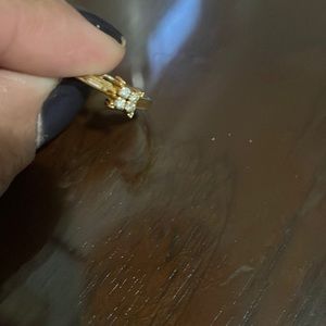 Solid 18k gold with good quality diamonds